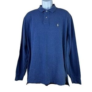 Polo Ralph Lauren Men T-SHIRT Blue Pullover Sz XL